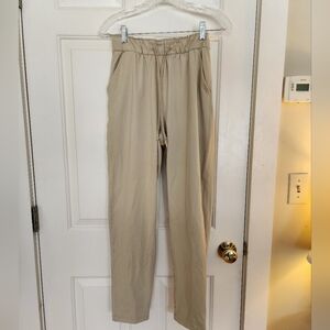 Lululemon Keep Moving Pant 7/8 Trench Active Running Sporty Highrise Size 4